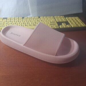 NEW ! Joomra Nonslip Quick Dry Shower Slide Bath Sandal Pink SzUS11-12.5/EU42-43